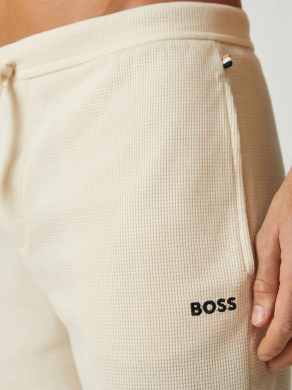 Shorts*BOSS Wit - Waffle Shorts