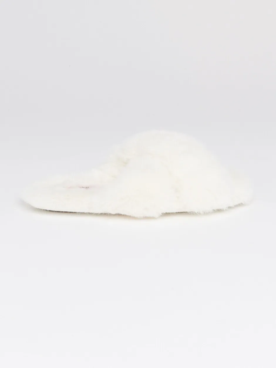 Pantoffels|Boux Avenue - Cross Band Slippers Wit