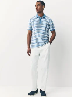 Broeken En Chino's*Next Wit - Broek van linnenmix