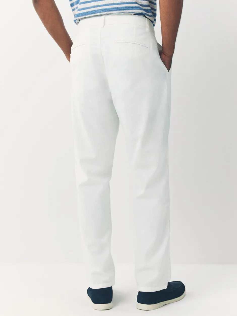 Broeken En Chino's*Next Wit - Broek van linnenmix