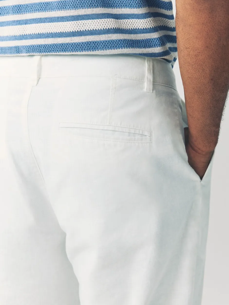 Broeken En Chino's*Next Wit - Broek van linnenmix