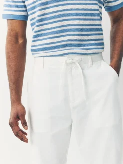 Broeken En Chino's*Next Wit - Broek van linnenmix