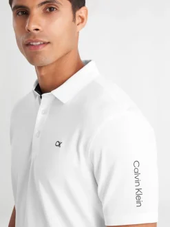 Sportkleding|Poloshirts|Calvin Klein Golf Wit - Uni poloshirt