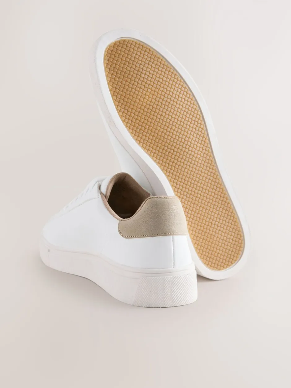 Schoenen*Next - Chic-casual lange sneakers Wit
