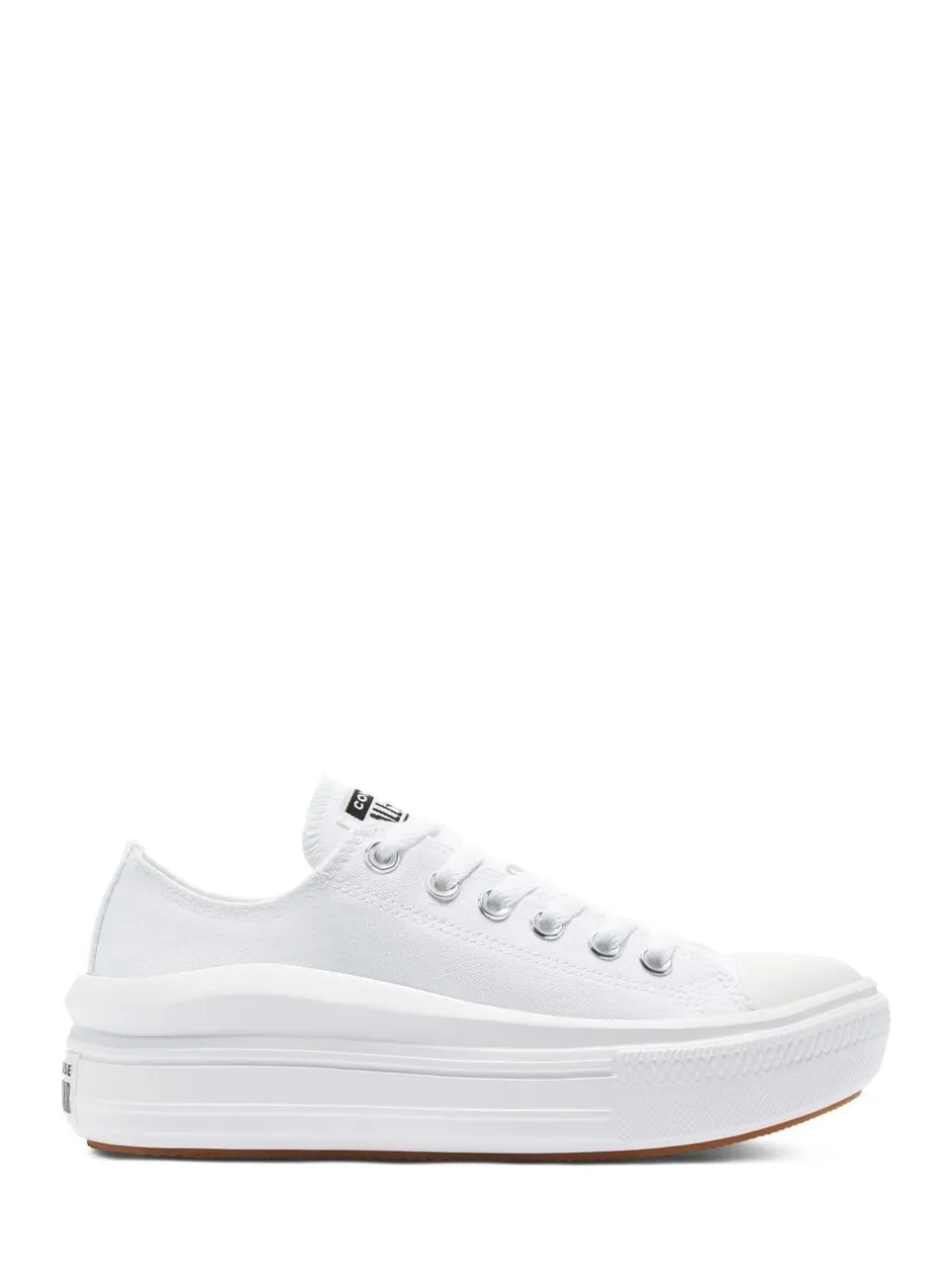 Sneakers|Converse - All Star Move Chuck Ox sneakers met plateauzool Wit