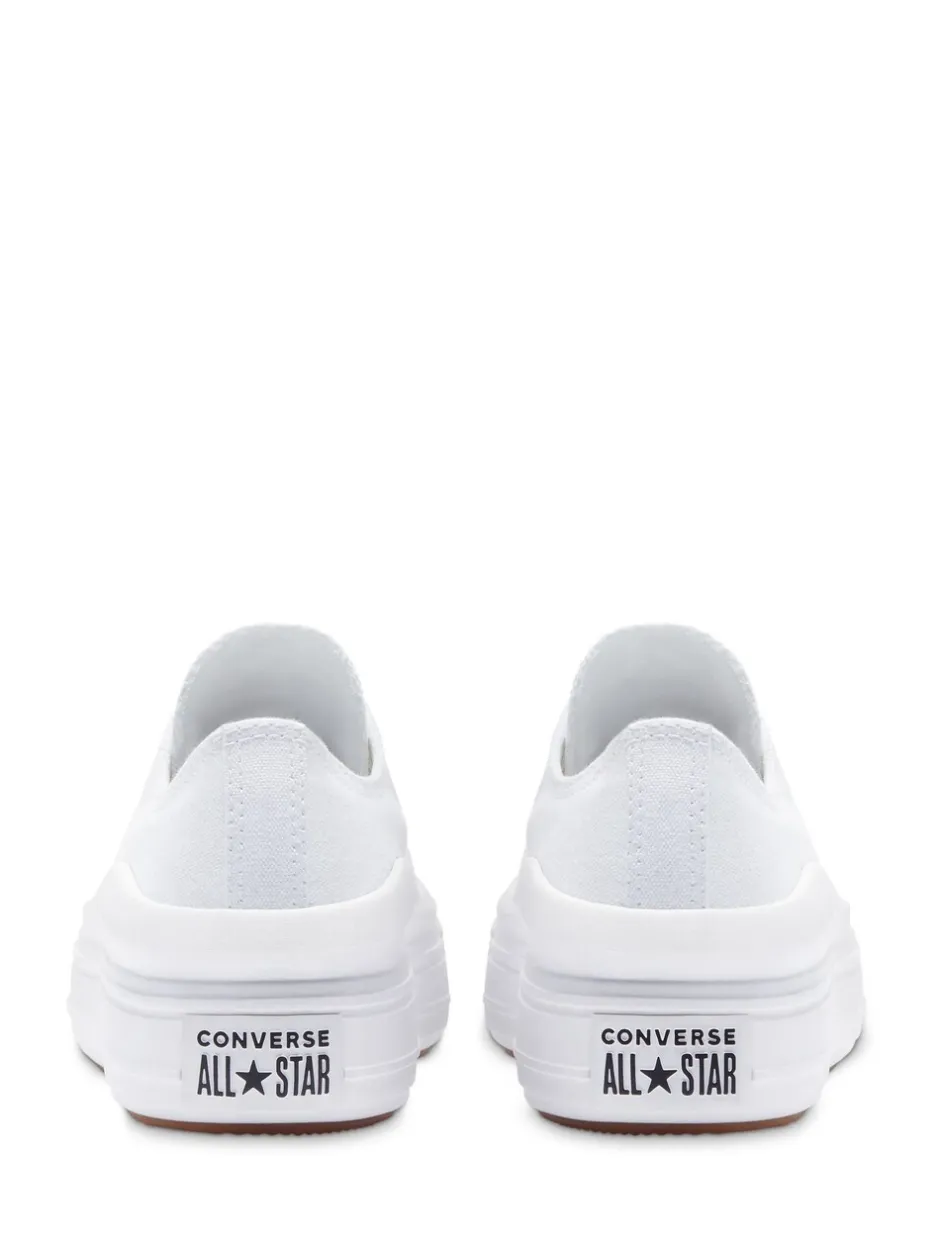 Sneakers|Converse - All Star Move Chuck Ox sneakers met plateauzool Wit