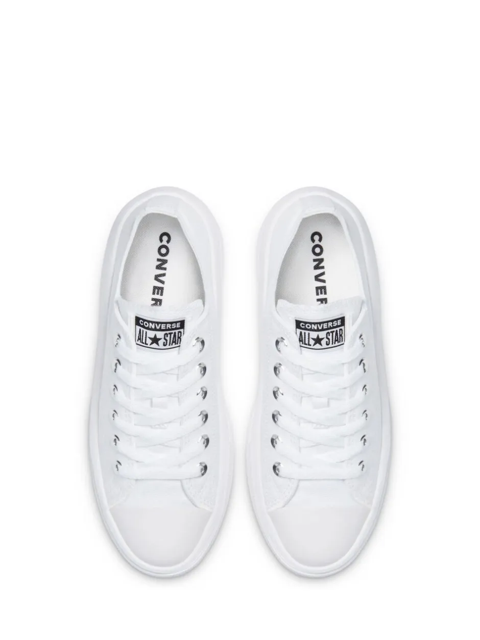 Sneakers|Converse - All Star Move Chuck Ox sneakers met plateauzool Wit