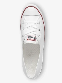 Sneakers*Converse - balletsneakers met veters Wit