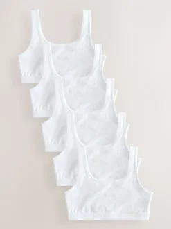 Alle Ondergoed*Next - Crop top met ronde hals (5-16jr) Wit