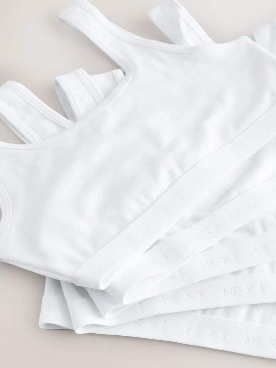 Alle Ondergoed*Next - Crop top met ronde hals (5-16jr) Wit