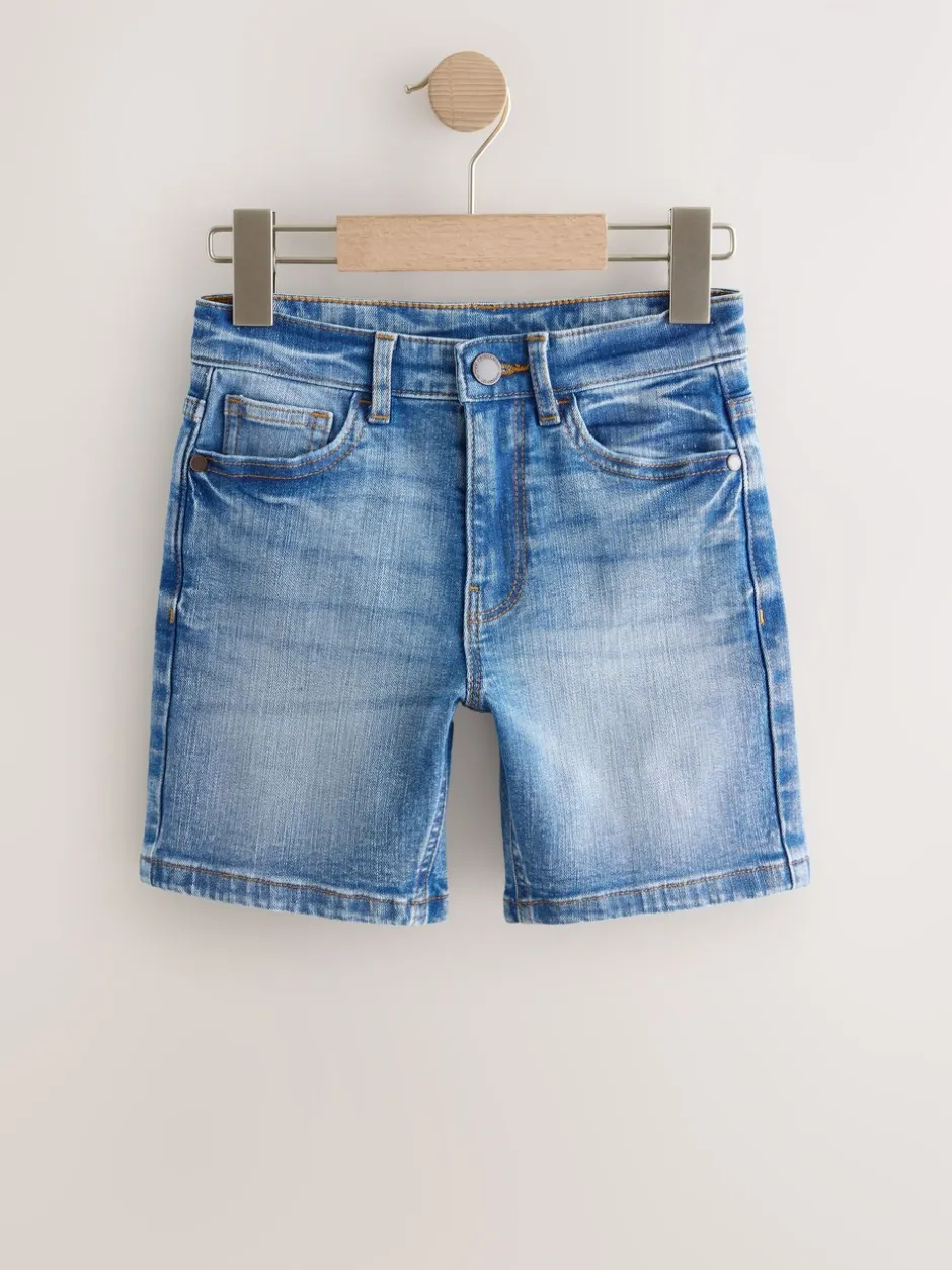 Shorts*Next - Denim short (3-16 jr) Wit
