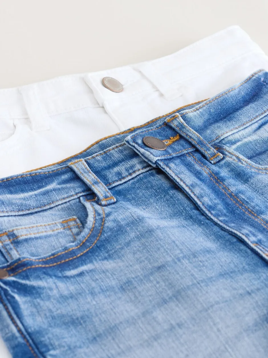 Shorts*Next - Denim short (3-16 jr) Wit