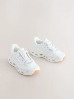 Sneakers|Next Wit - Elastic Lace Slip On Trainers