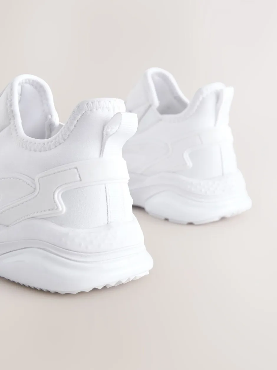 Sneakers*Next Wit - Elastische sportschoenen