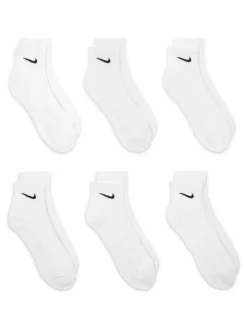 Sportkleding*Nike - Enkel - - 6 Paar verzachte sokken voor alle dagen Wit