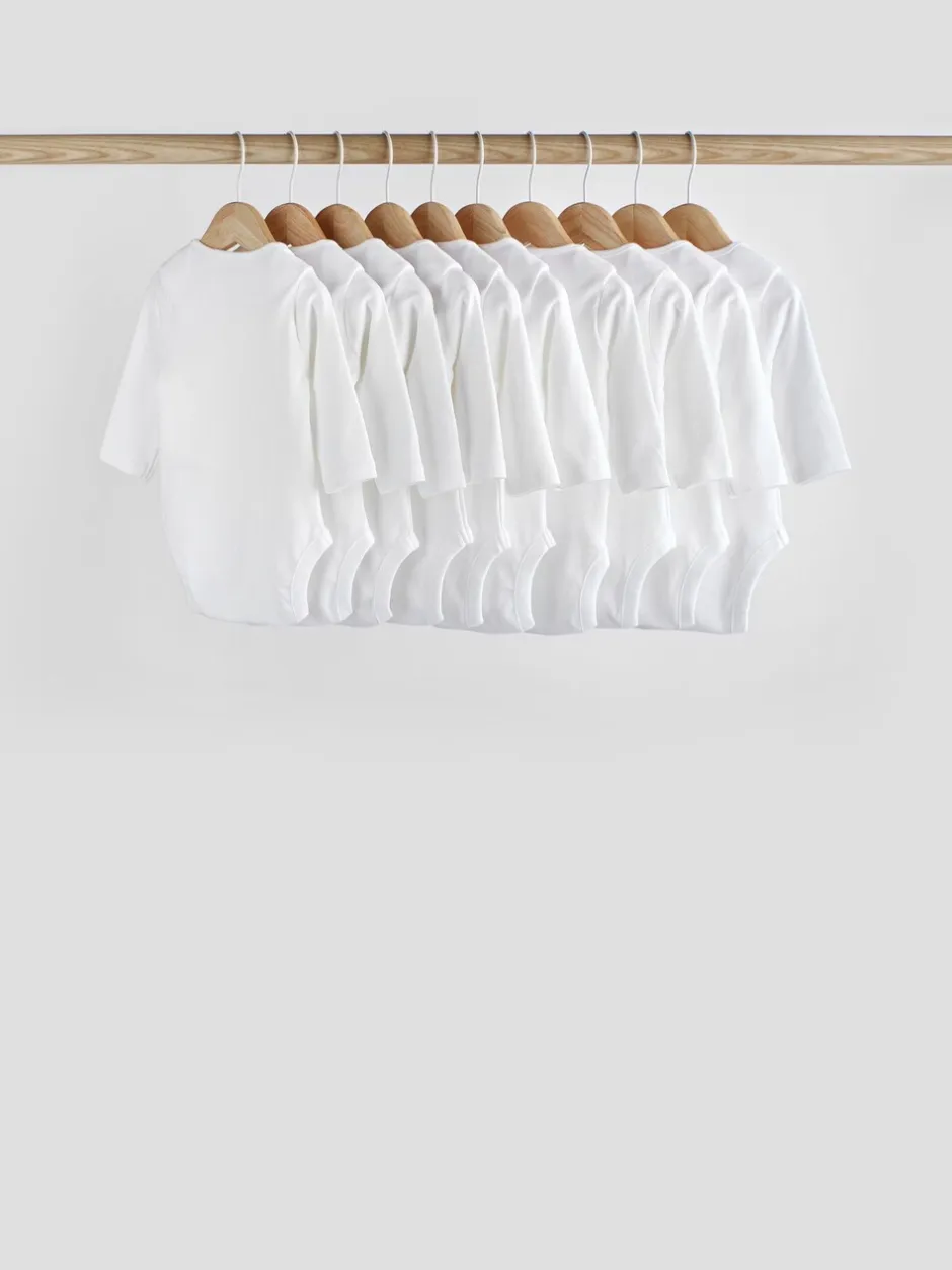 Multipacks|Rompertjes En Hemdjes*Next Wit - Essential rompertjes met lange mouwen