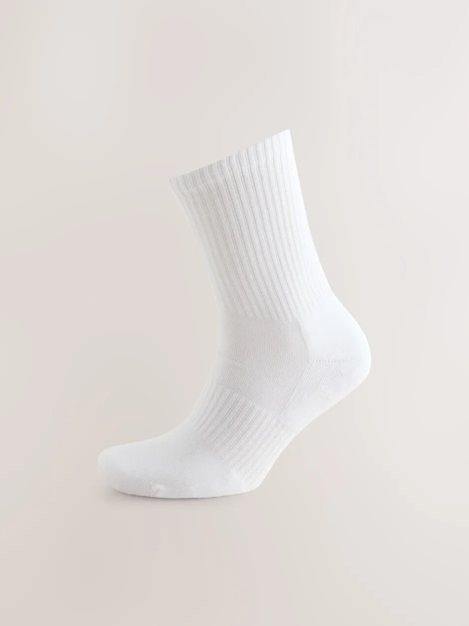 Sportkleding|Sokken|Next - Essential set van 6 paar sportsokken Wit