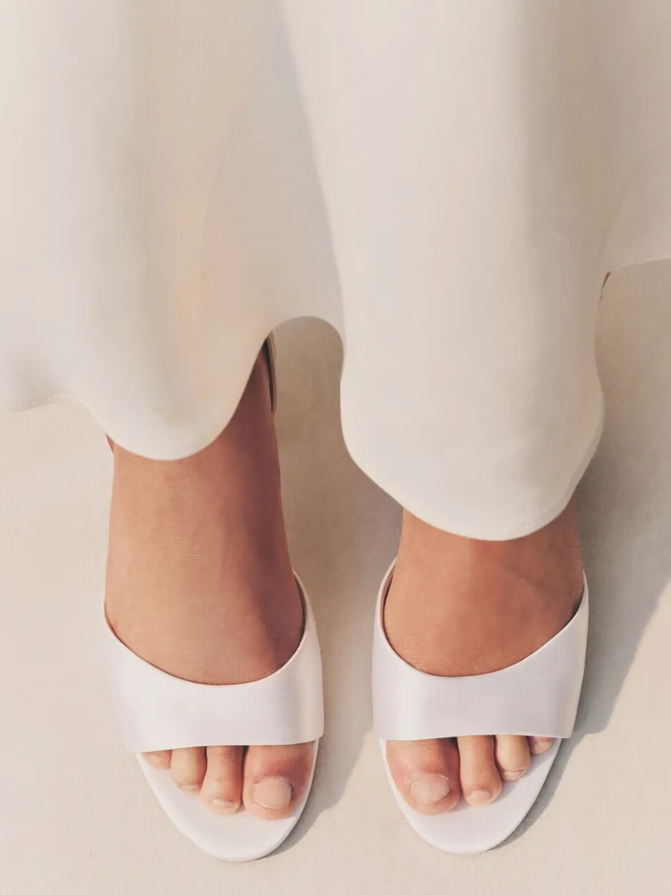 Schoenen Met Hakken*Next - Forever Comfort® bruidssandalen met ronde neus en blokhak Wit