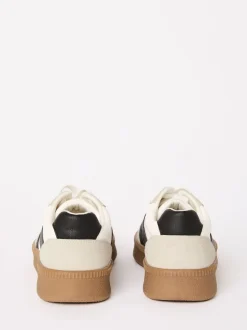 Ruimvallend En Extraruimvallend|Sneakers|Friends Like These - Lace Up Retro Gumsole Sports Trainers Wit