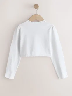 Gebreide Kleding*Next - Gelegenheids bolero (3 mnd- 16 jr) Wit