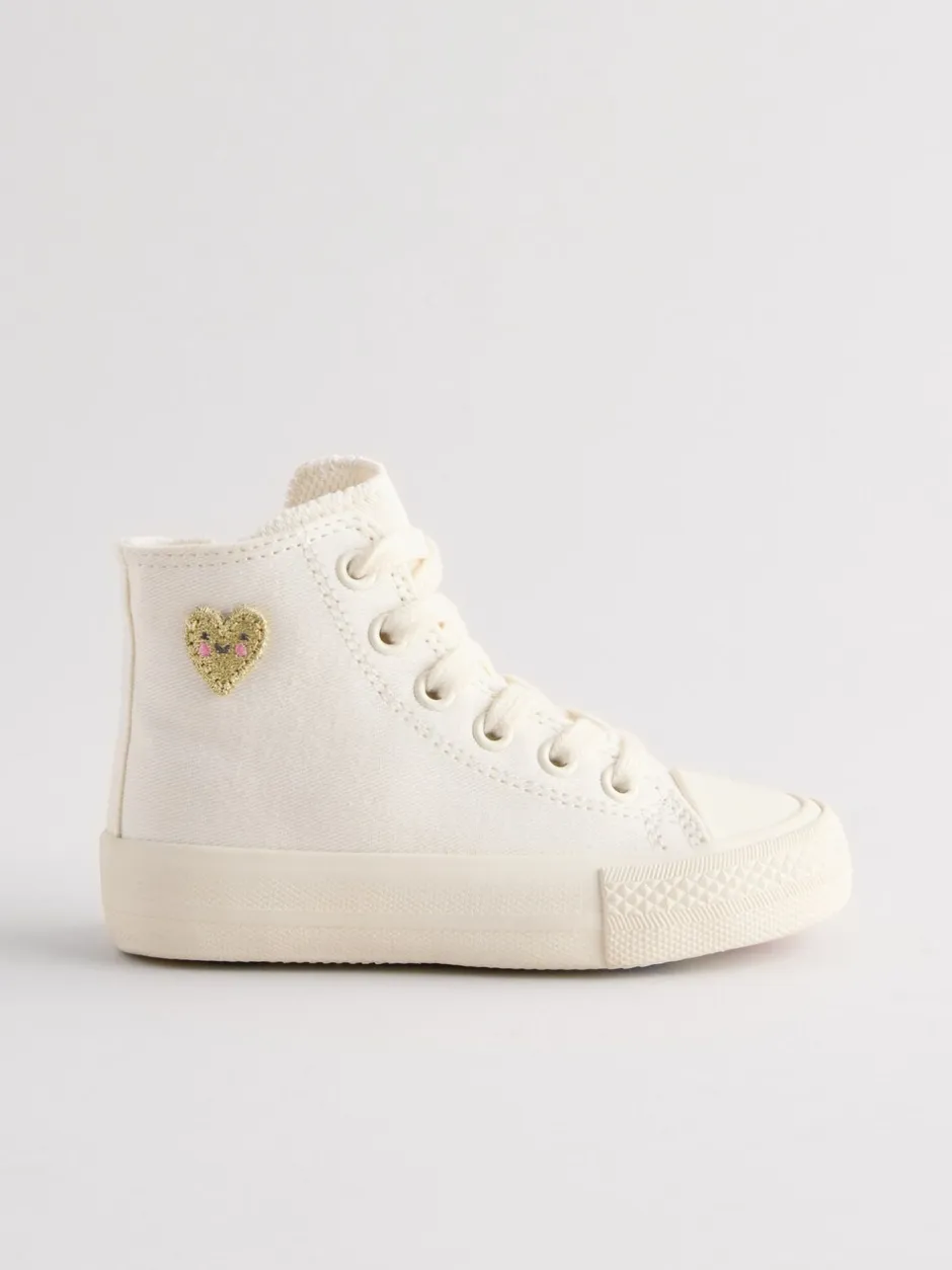 Sneakers|Next Wit - Hoge sneakers