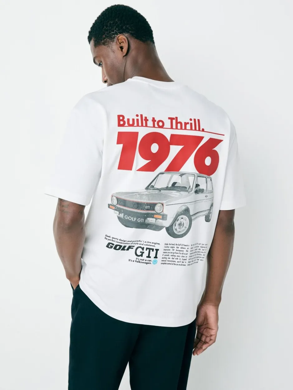 T-Shirts En Hemden*Next - Hot Hatch T-shirt met autoprint Wit