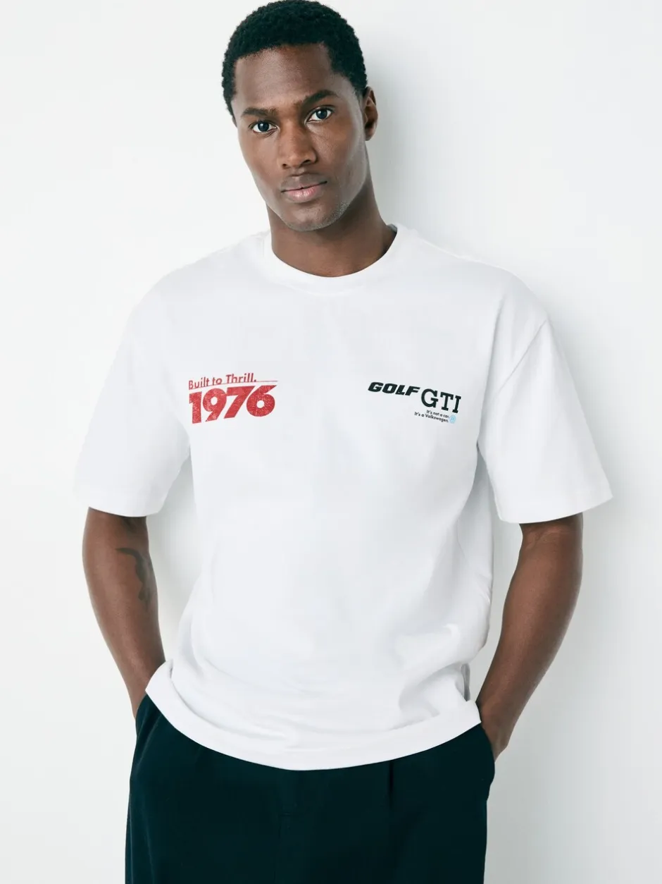 T-Shirts En Hemden*Next - Hot Hatch T-shirt met autoprint Wit