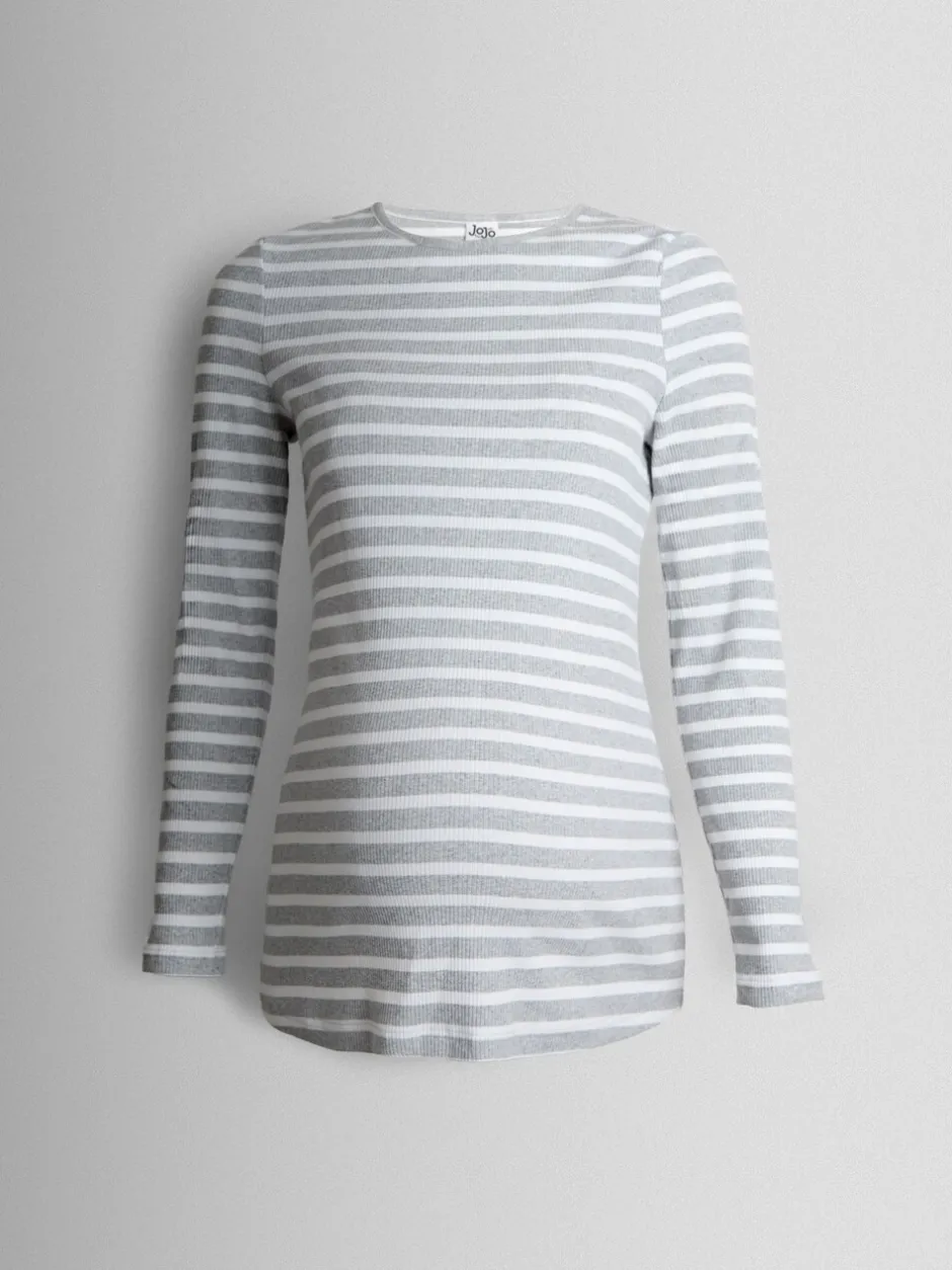 Moederschap*Jojo Maman Bébé Wit - 2-Pack Ribbed Maternity & Nursing Tops