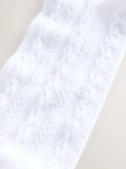 Sokken En Panty's|Sportkleding|Next - Kabeltrainersokken 4 verpakking Wit
