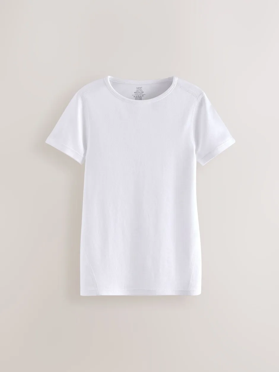 Ondergoed|Schoolkleding*Next Wit - Kind To Skin T-shirts 2 stuks (12mnd-12jr)