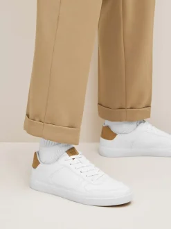 Sneakers*Next - Lage vetersneakers Wit