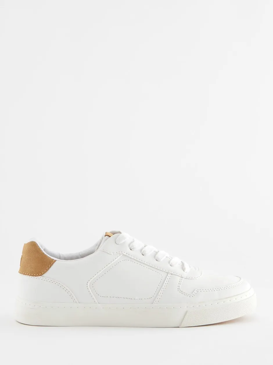 Sneakers*Next - Lage vetersneakers Wit