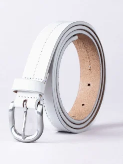 Ceintuurs*Lakeland Leather Wit - - Kendal - Leren riem