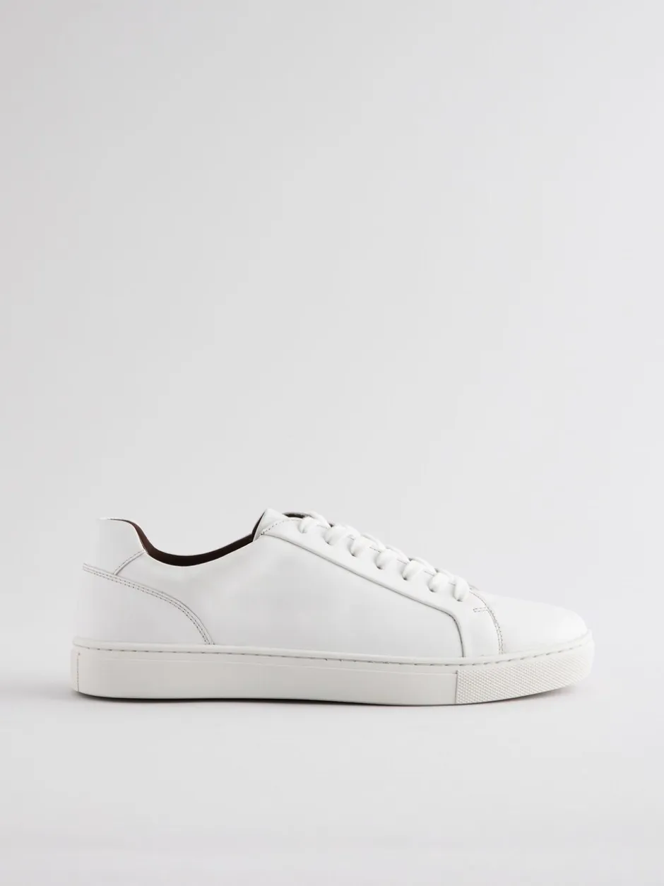 Schoenen|Next - Leren sneakers Wit