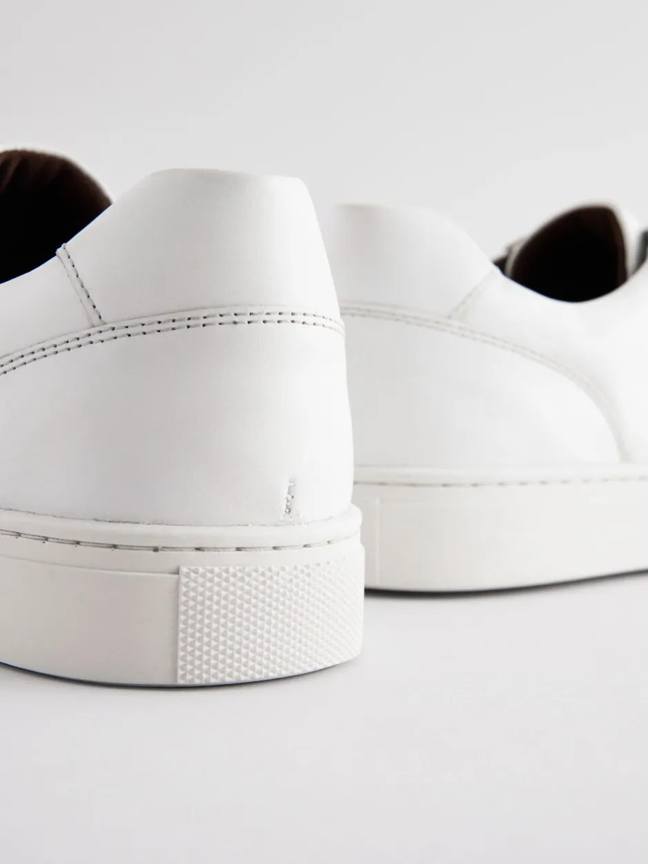 Schoenen|Next - Leren sneakers Wit