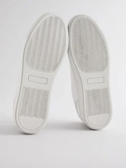 Schoenen|Next - Leren sneakers Wit