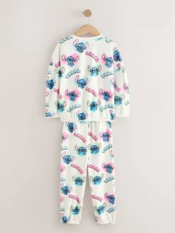 Nachtkleding En Pyjama's|Pyjama's*Next Wit - Lilo & Stitch Cosy Fleece Pyjamas (3-16yrs)