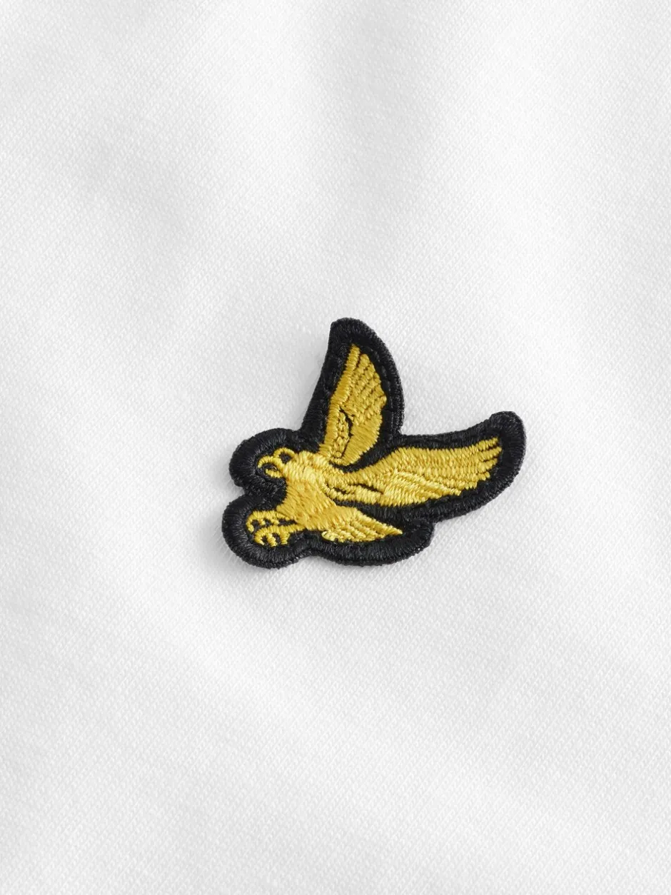 T-Shirts En Hemden|Lyle & Scott Wit - T-shirt met ronde hals van katoen