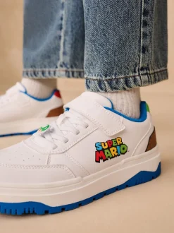 Sneakers|Next Wit - Mario Elastische Vetersneakers