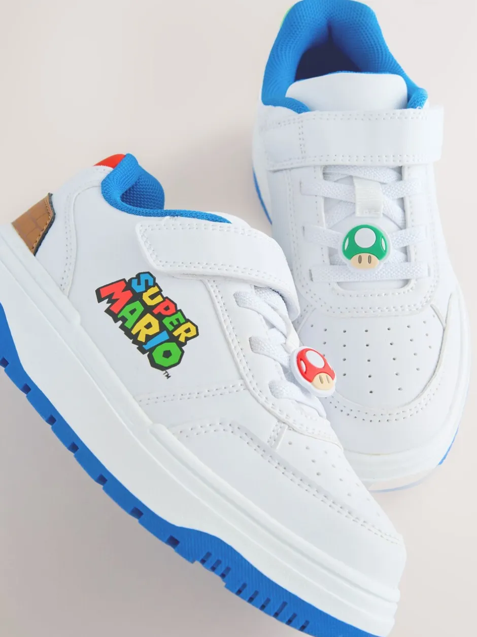 Sneakers|Next Wit - Mario Elastische Vetersneakers