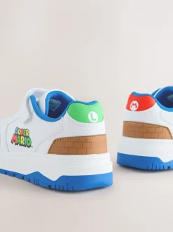 Sneakers|Next Wit - Mario Elastische Vetersneakers