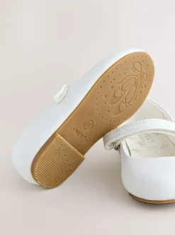 Gelegenheidskleding|Next - Mary Jane gelegenheidsschoenen met klittenbandsluiting Wit