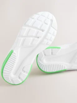 Sneakers|Sneakers*Next Wit - Minecraft sneakers met elastische veters