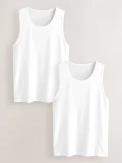 Ondergoed|Ondergoed*Next Wit - Modal Layering Vests 2 Pack