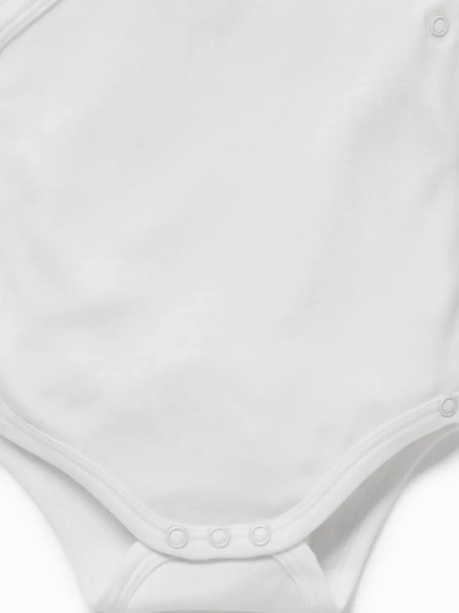 Rompertjes En Hemdjes|Mori - Supersoft kimono-romper Wit