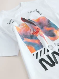 T-Shirts|Tops*Next - NASA T-shirt met korte mouwen (3-16jaar) Wit