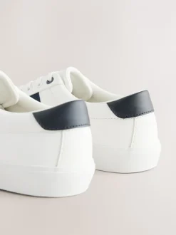 Sneakers|Next - Nette casual sneakers met zijstreep Wit