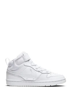 Sneakers|Sneakers|Nike Wit - - Junior Court Borough halfhoge sneakers