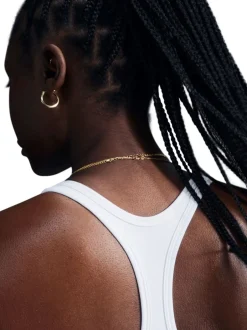 Beha's|Sportkleding|Nike - Swoosh sportbeha met lichte ondersteuning Wit