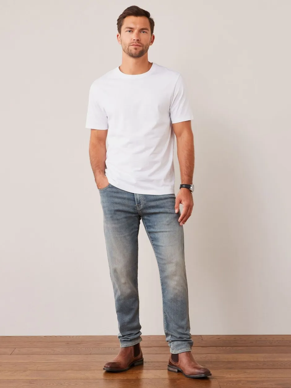 T-Shirts En Hemden*Next Wit - Normale Pasvorm - Essentieel katoenen T-shirt met ronde hals